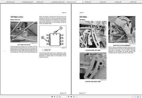 Repair manual for hesston 4755 baler. - Gehl 80 series variabelkammer rundballenpressen teile handbuch.