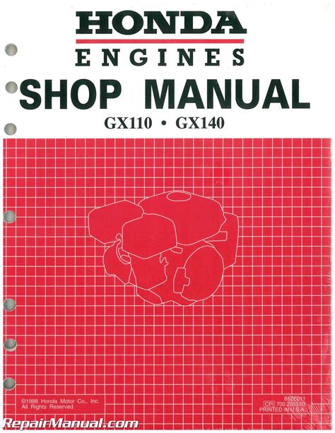 Repair manual for honda 5hp gx140. - New holland 640 round baler service manual.