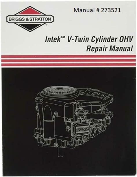 Repair manual for intek 18 ohv. - Haas vf 5 operating and service manuals.