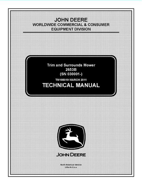 Repair manual for john deere 2653. - Answer guide to fundamentals of logic design.