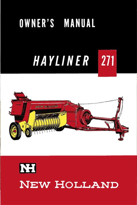 Repair manual for new holland 271. - Long and crawford switchgear installation manual.