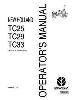 Repair manual for tc29 nh tractor. - Arbeitsbuch kunstunterricht. skulptur und plastik. vom rokoko bis zur klassischen moderne. (lernmaterialien).
