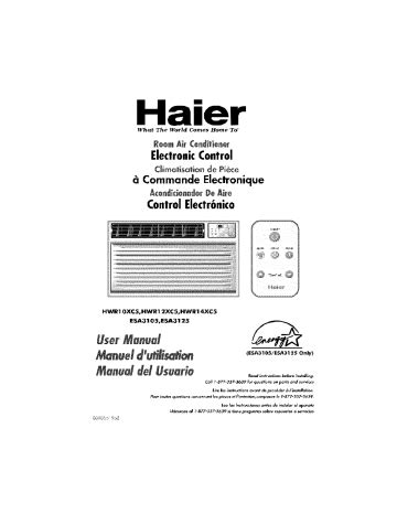 Repair manual haier hwr10xc5 air conditioner. - Desarrollo profesional de excel la guía definitiva para desarrollar aplicaciones usando microsoft excel vba y.