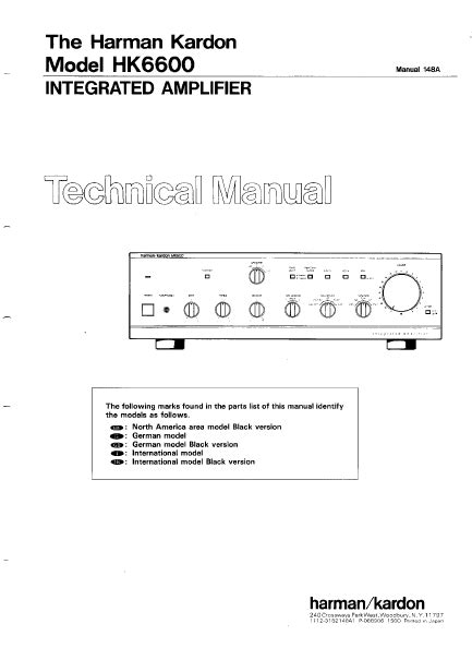 Repair manual harman kardon hk6600 integrated amplifier. - La quarta edizione del manuale del cameraman professionista the professional cameraman s handbook fourth edition.