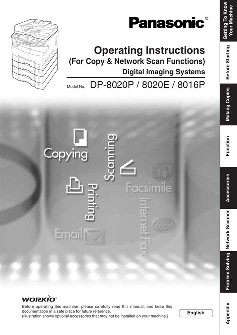 Repair manual panasonic dp8020e 8020p 8016p copier. - Dr jensens guide to diet and detoxification.