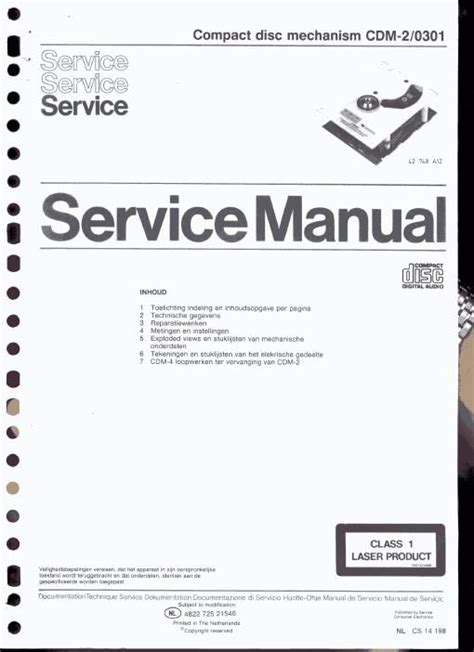 Repair manual philips c d m 2 cd mechanism. - Teleworking guidelines for good practice ies reports.