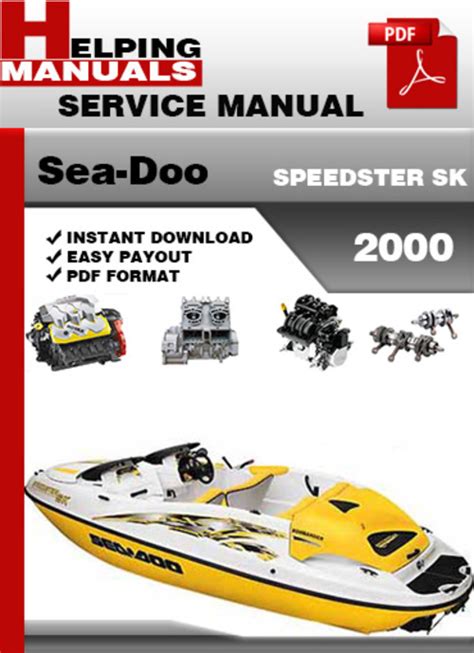 Repair manual sea doo speedster 95. - Manuel environnement à l'usage des industriels.