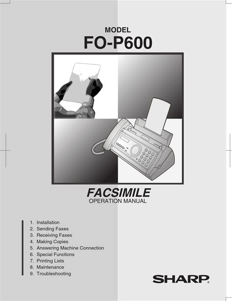 Repair manual sharp fo p600 ux p400 facsimile. - Style and simplicity an a to z guide to living a more beautiful life.