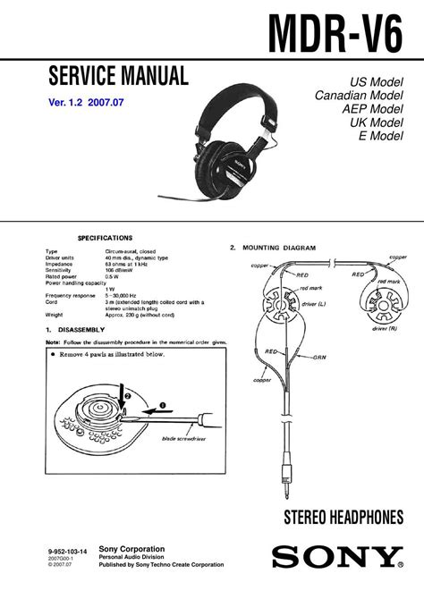 Repair manual sony mdr r10 stereo headphones. - Da ética da libertação à ética do cuidado.
