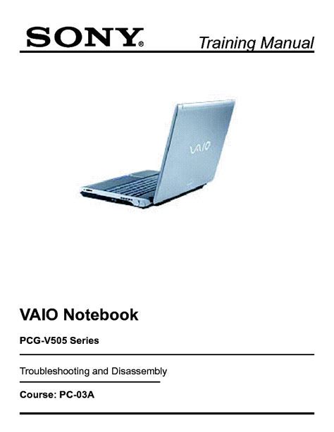Repair manual sony vaio pcg fx501 fx502 fx505 laptop. - Werkstatthandbuch für alfa romeo gt jts.
