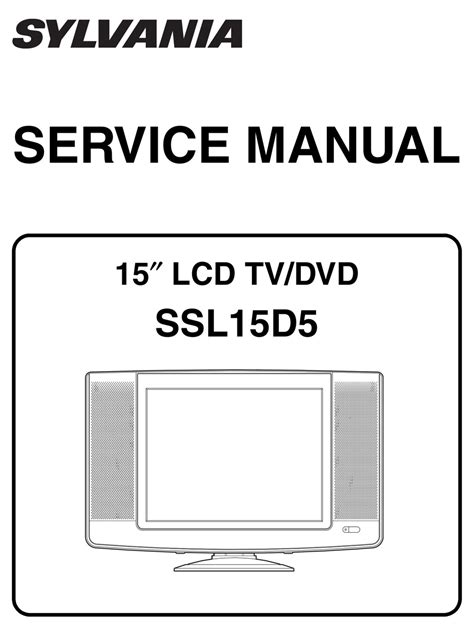 Repair manual sylvania ssl15d5 lcd tv dvd. - Sea doo bombardier gtx rfi owners manual.