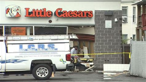 Repairs underway after driver crashes into Little Caesars in Haverhill