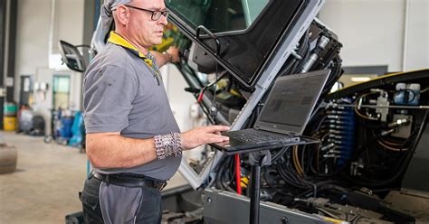 Reparatie van bouwmachines