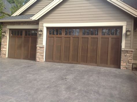Replace garage door. The cost of a fiberglass two-car garage door typically ranges from $1,500 to $2,000. Vinyl: Vinyl garage doors are lightweight and low-maintenance and can take a beating, making them ideal for ... 