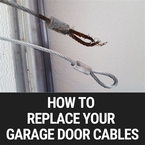 Replace garage door cable. 1. Types of Garage Door Cables. 2. Parts of Garage Door Cables. 3. Garage Door Cable Diameter. 4. Breaking Strength vs Working Load Limit. 5. What are garage … 