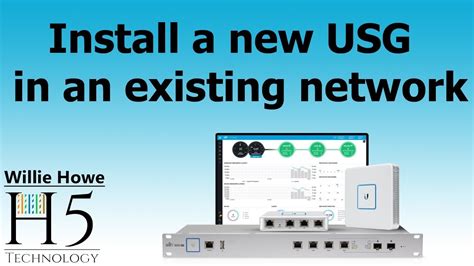Replace or upgrade USG (UniFi Security Gateway) in an ... - YouTube
