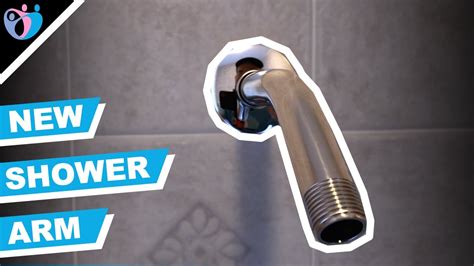 Replace shower arm. Install the shower head · 5.1 - Wrap thread sealant tape around the threads of the shower arm and screw in to the drop-ear elbow. · 5.2 - Seal around the hole ..... 