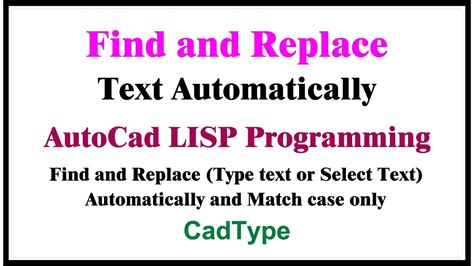 Replace text lisp