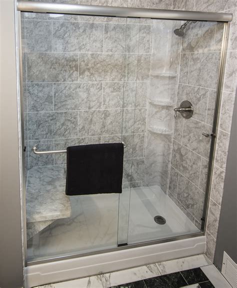 Replace tub with shower. Why a 5 foot walk in shower… The current trend in bathrooms is away from tubs. Safety and convenience are the reasons many people are replacing the family bathtub with a walk-in-shower. Bathtubs require time to fill, use lots of water, and can be difficult to climb in … 