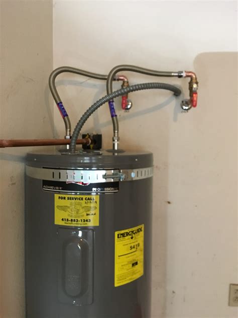Replace water heater. The Rheem Performance Plus Electric Tank Water Heater is well-equipped to supply hot water for showers, washing hands, or doing dishes. This 50-gallon model is the right size for a family of 3 to 5 individuals, and it comes with a 9-year warranty for peace of mind.While electric water heaters aren’t as energy-efficient as gas versions, this model has a Uniform … 
