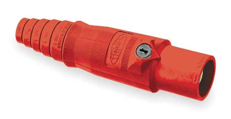 Replacement/Hbl400mr Connector,Double Set Screw,Red,Male