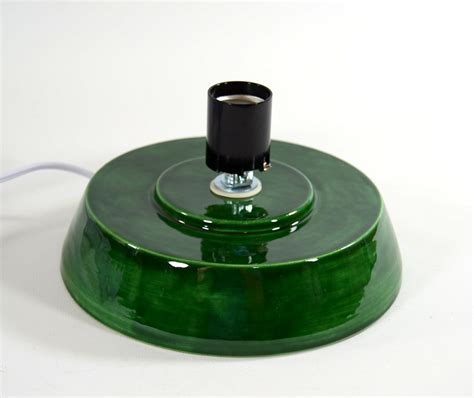 Replacement Ceramic Christmas Tree Base Plain Style Green made