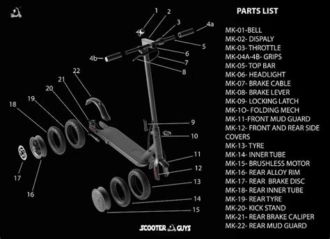 Replacement Scooter Parts at Part Trappers