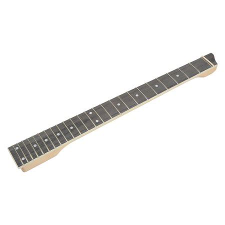 Replacement bass neck, adjustable headless guitar neck with inlay