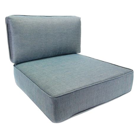 Replacement cushions for hampton bay patio furniture. These replacement cushions fit the Charlottetown chair or motion chair. The package includes one back cushion and one seat cushion. ... Patio Furniture. Outdoor Cushions. Outdoor Chair Cushions. Lounge Chair Cushions. Internet # 202961765. Model # 89-55601. Hampton Bay. 23.25 in. x 26 in. x 5.5 in. Green Bean Replacement Cushion … 