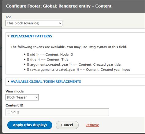 Replacement patterns drupal 8.  Drupal 8. x will not receive any furthe...