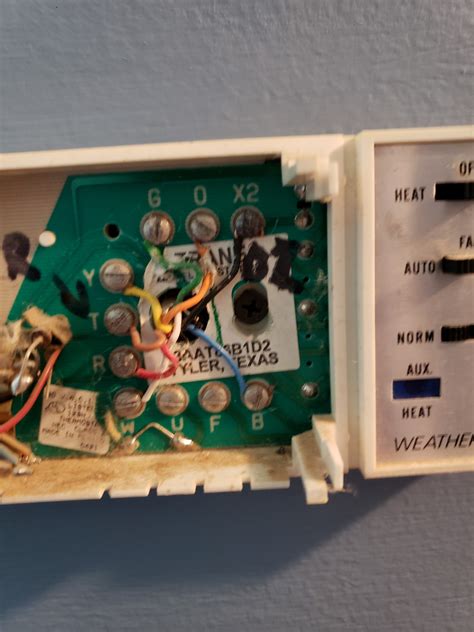 Replacing Trane Weathertron Thermostat with Honeywell TH3210D10