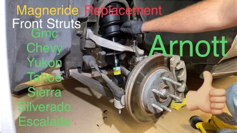 Replacing struts on 2015 gmc sierra.  Illustrated step-by-step manuals and video tutorial...
