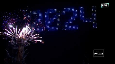 Replay: Fireworks, drone show welcome 2024