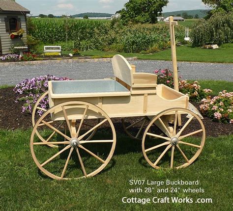 Replica Miniature 48" Long Buckboard Wagon