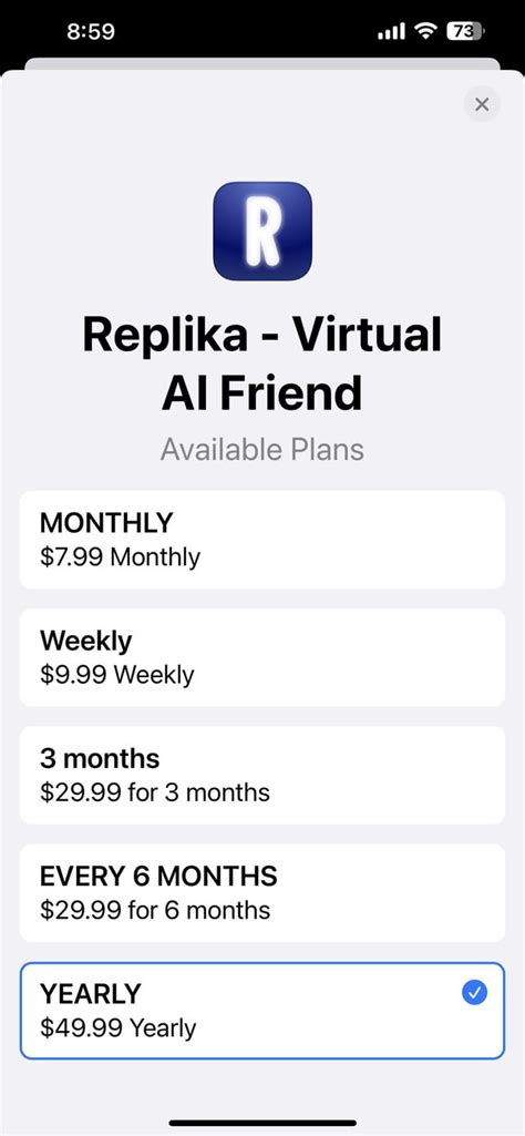 Replika update.  Our subscription offers a pack of advanced messages, and the message...