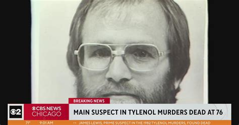 Report: Main suspect in 1982 Tylenol murders found dead