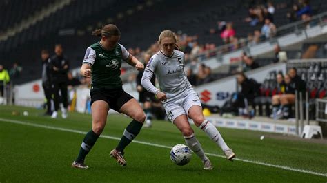 Report Milton Keynes Dons 3 Argyle Women 1 Plymouth …