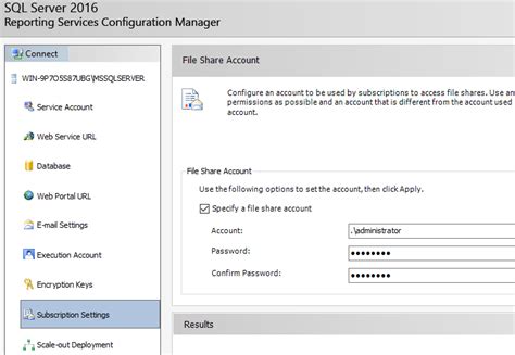 Report Subscription Changes in SQL Server Reporting Services 2016