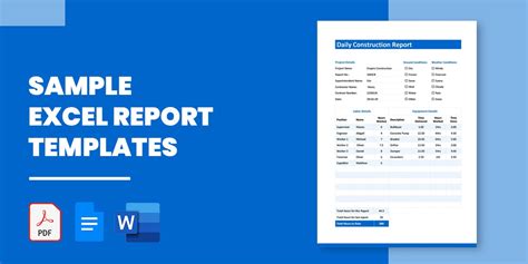 Report Template Excel Excel Templates