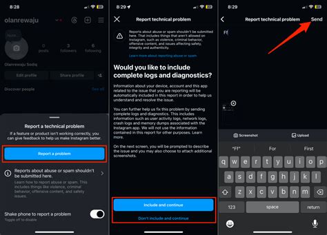 Report a technical problem on Instagram Instagram Help Center.