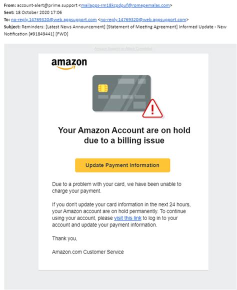 Report amazon phishing email.  Here&rsquo;s how to do it: This is a fake Amazon email...