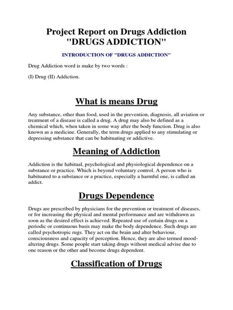 Report on Hollands Approach to Drug Use - University of …