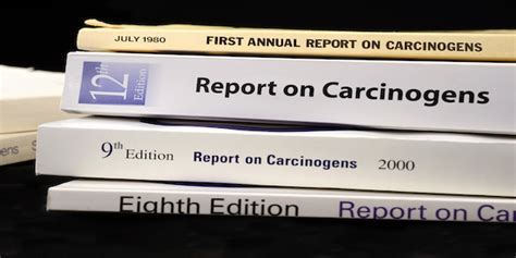 Report on carcinogens. nual Report on Carcinogens in 1991 as reasonably anticipated to be a human carcinogen based on sufficient evidence of carcinogenicity from studies in experimental animals; the listing was revised to known to be a human carcinogen in the Ninth Report on Carcinogens in 2000. Cancer Studies in Humans 