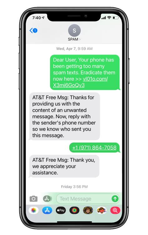 Report spam text. Copy the spam text you received and send it to 7726 (SPAM), a spam-reporting hotline managed by the Federal Trade Commission (FTC). Report the message to the FTC … 