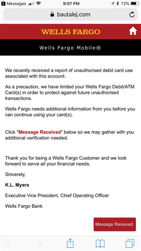 Wells Fargo response. With the release of the report,