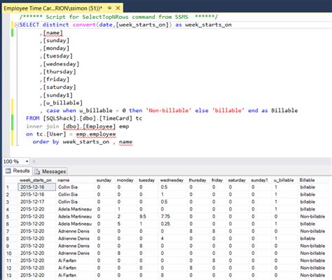Reporting in SQL Server How to use pivot tables and date calculations to obtain valuable reports