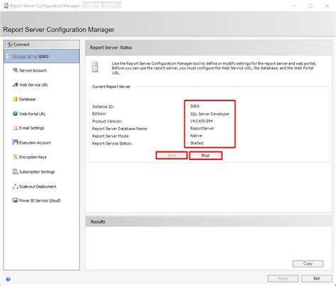 Reporting services configuration manager.  Stopped and Started Reporting Services...