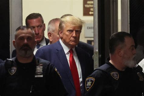 Reports: Donald Trump pleads not guilty to 34 felony charges