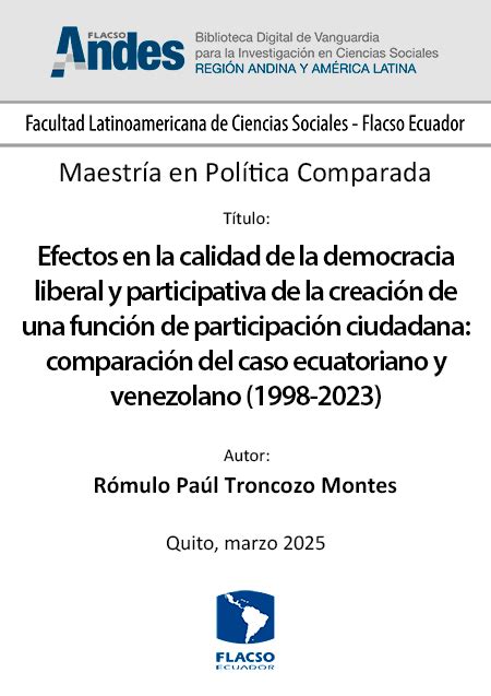 Repositorio Digital FLACSO Ecuador: Trayectorias del discurso de ...