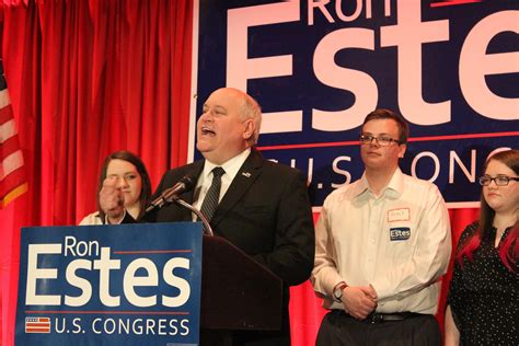 Nov 8, 2022 · Personal Facebook. Personal LinkedIn. Ron Estes ( Republican Party) is a member of the U.S. House, representing Kansas' 4th Congressional District. He assumed office on April 25, 2017. His current term ends on January 3, 2025. Estes ( Republican Party) is running for re-election to the U.S. House to represent Kansas' 4th Congressional District. . 